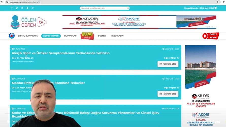 Canlı yayınları nasıl takip edebiliriz? Gün ve Saatleri kaçırıyoruz?